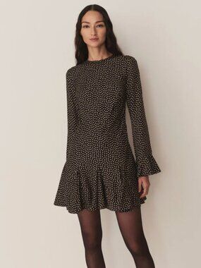 la vie en bow velvet mini dress Ragstock Lace And Bow Velvet Mini Dress, Women's, Size: Large, Black